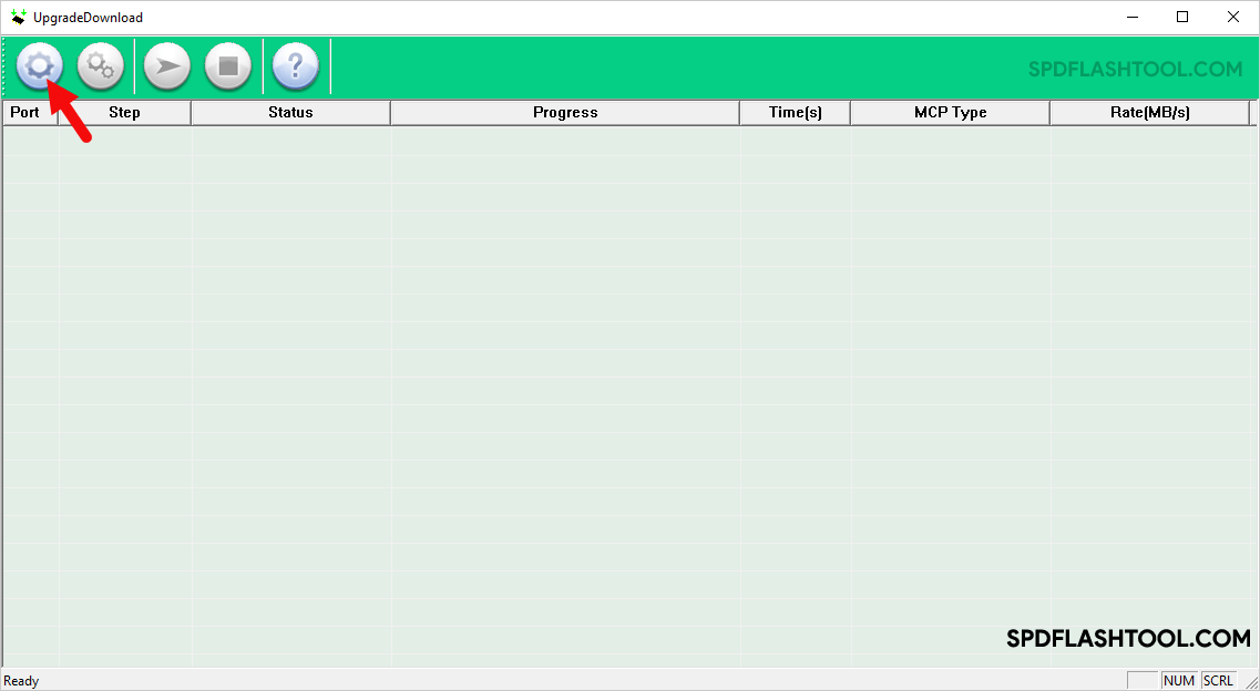 SPD Upgrade Tool Load Packet